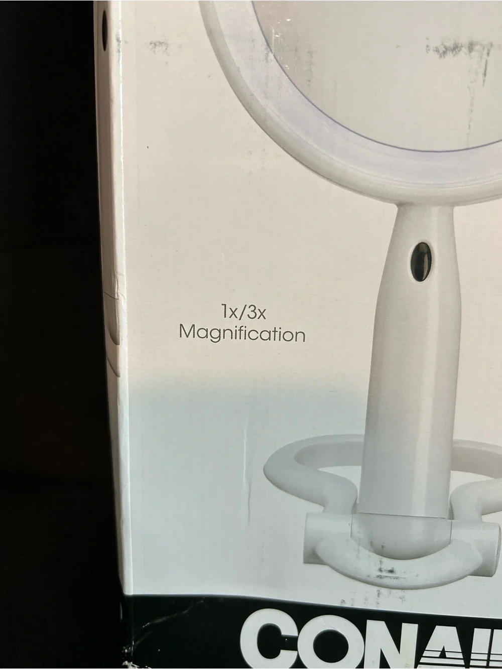 Conair Reflections Magnification Lighted LED Mirror & Honeybull Suction Mirror